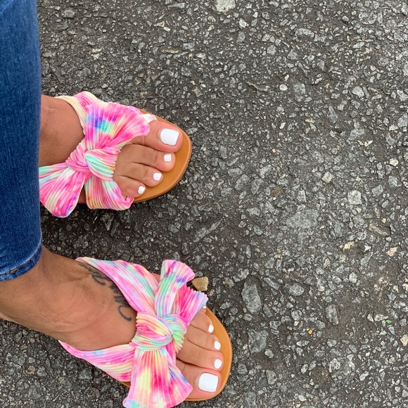 Pink multicolored sandal - Picture 2 of 2